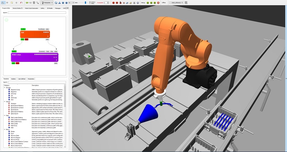 ArtiMinds Robotics - nahtloser Wechsel zwischen Simulation und realem Roboter